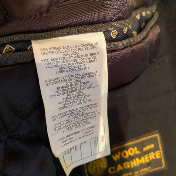 J.Crew Mens Cashmere Jacket - Picture 4 of 4